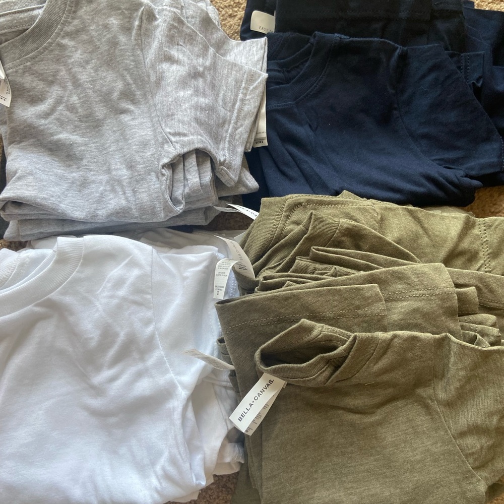 Lot of kids tees sizes newborn-youth large varies colors